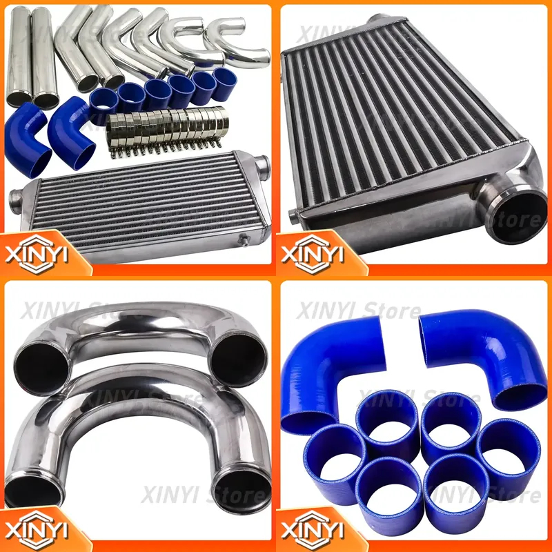 Intercooler Piping Kit Aluminum 2.5 Inch - مبرد هواء توربيني من الألومنيوم مقاس