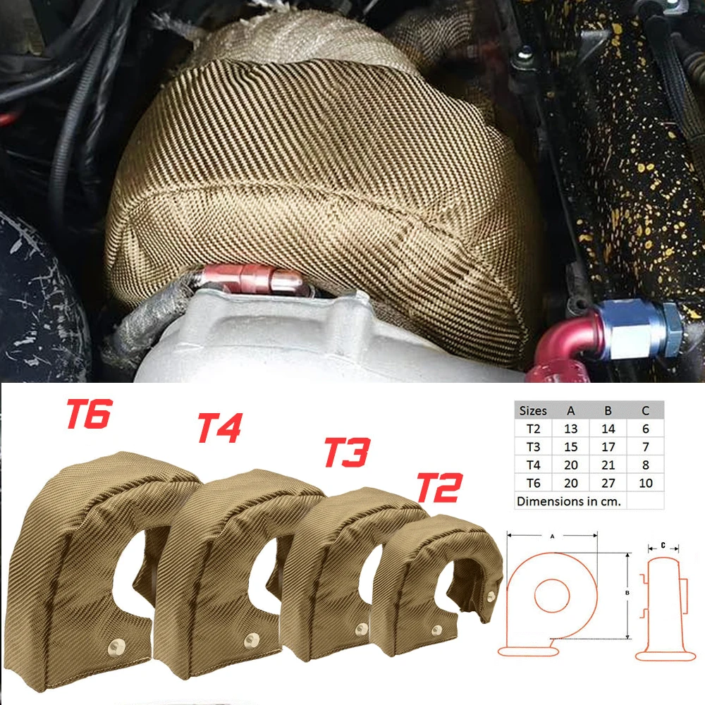 Turbo Heat Shield Blanket Titanium T3 T4 - بطانية تربو من الألياف الزجاجية بطبقتين