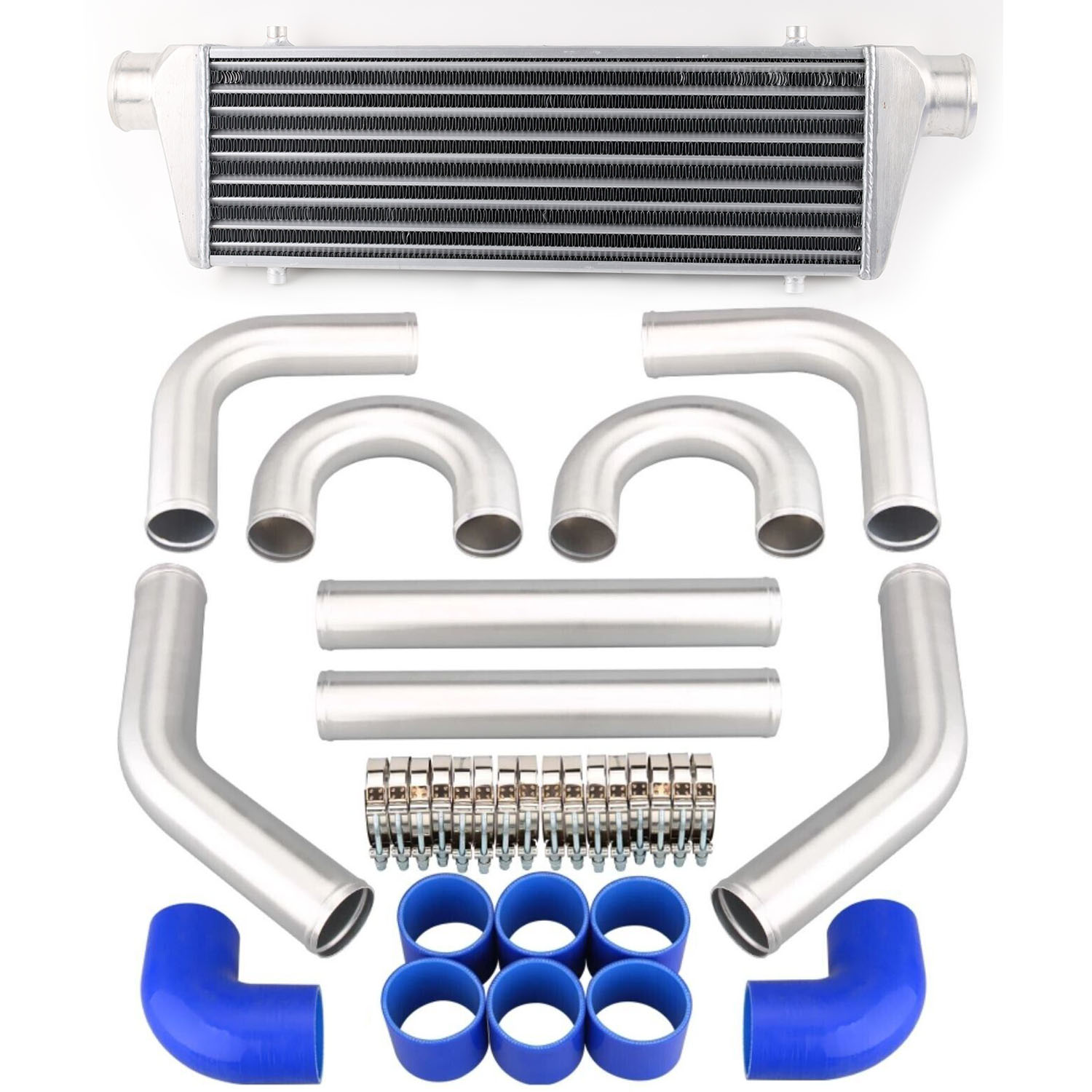 Intercooler Piping Kit Aluminum 2.5 Inch - طقم مبرد توربيني عالي الأداء متعدد