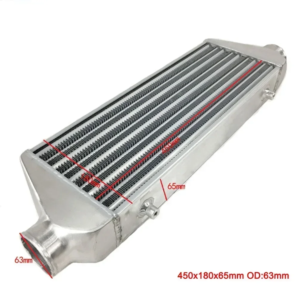 Front Mount Intercooler Universal Bar Plate - مبرد هواء توربيني عالمي 450x180x65 مم،