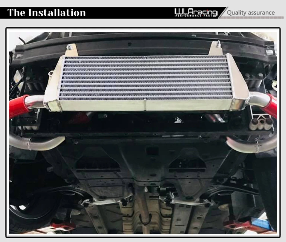 Front Mount Intercooler Universal Bar Plate - مبرد داخلي مثبت على الجبهة 550x180x65
