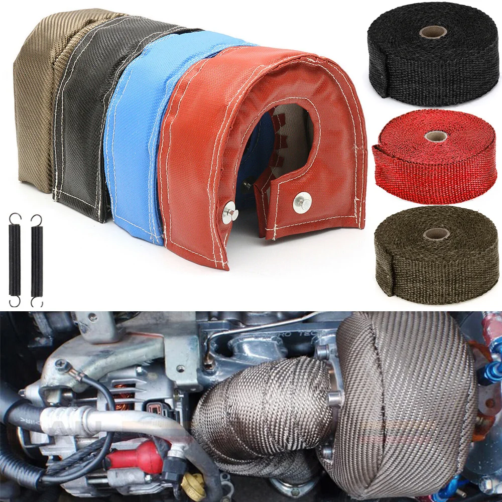 Turbo Heat Shield Blanket Titanium T3 T4 - T25 T3 T4 T6 سيارة التيتانيوم