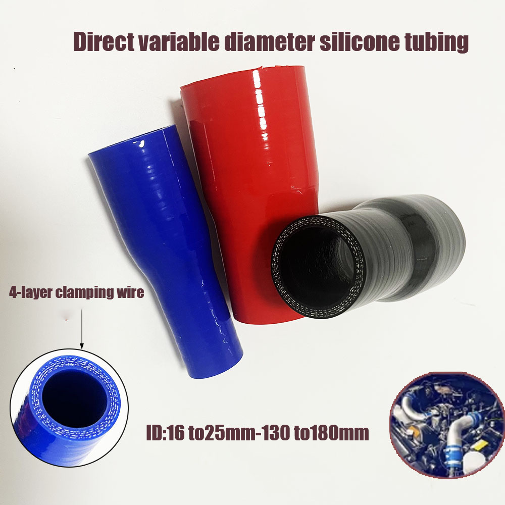 Turbo Silicone Coupler Hose Reducer 4 Ply - خرطوم سيليكون مستقيم لتقليل الضغط، مخصص