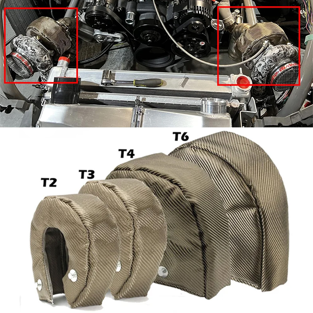 غطاء واقي حراري لشاحن التيربو  - مراجعة Turbo Heat Shield Blanket Titanium T3 T4 وسعره