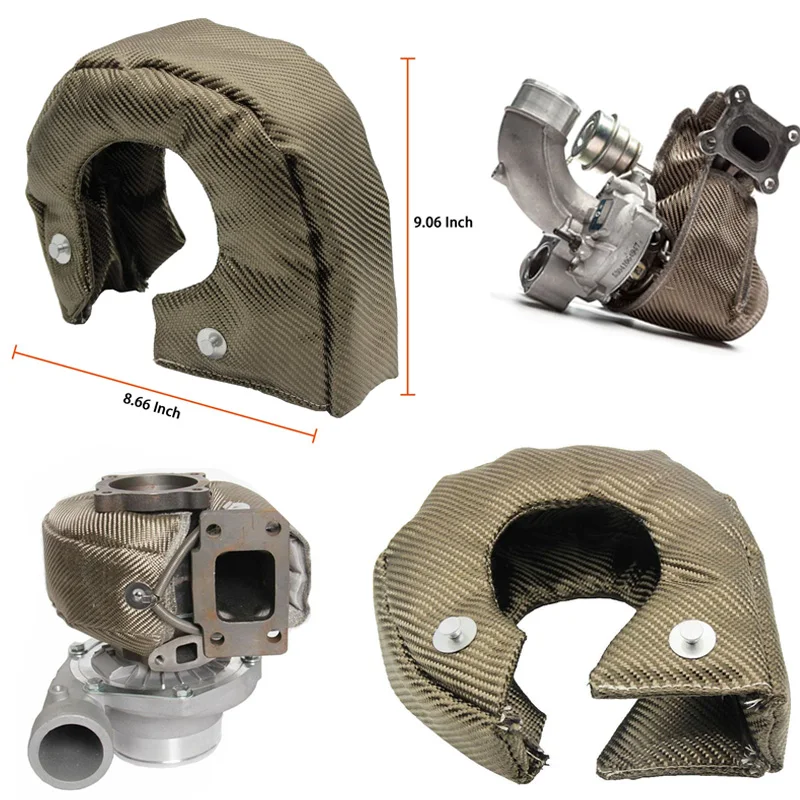 غطاء واقي حراري لشاحن التيربو  - مراجعة Turbo Heat Shield Blanket Titanium T3 T4 وسعره