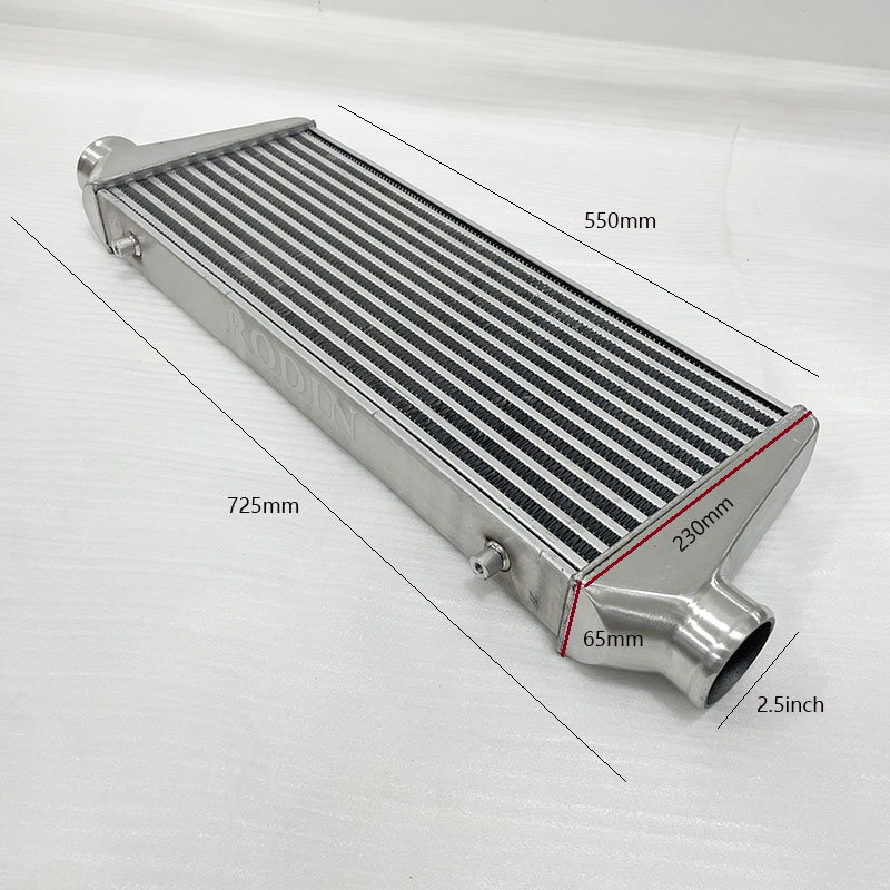 550*230*65 مللي متر العالمي تو - مراجعة Front Mount Intercooler Universal Bar Plate وسعره