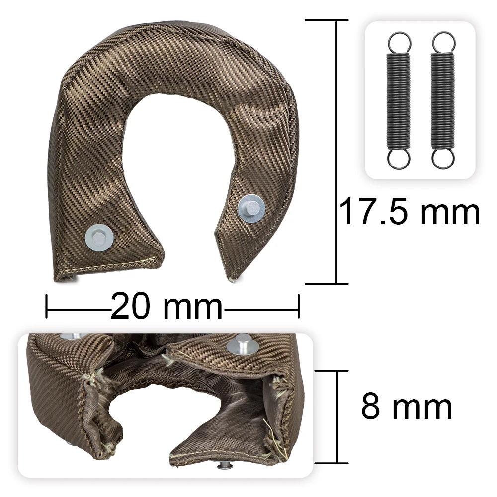 عازل حراري توربو من التيتانيوم - مراجعة Turbo Heat Shield Blanket Titanium T3 T4 وسعره