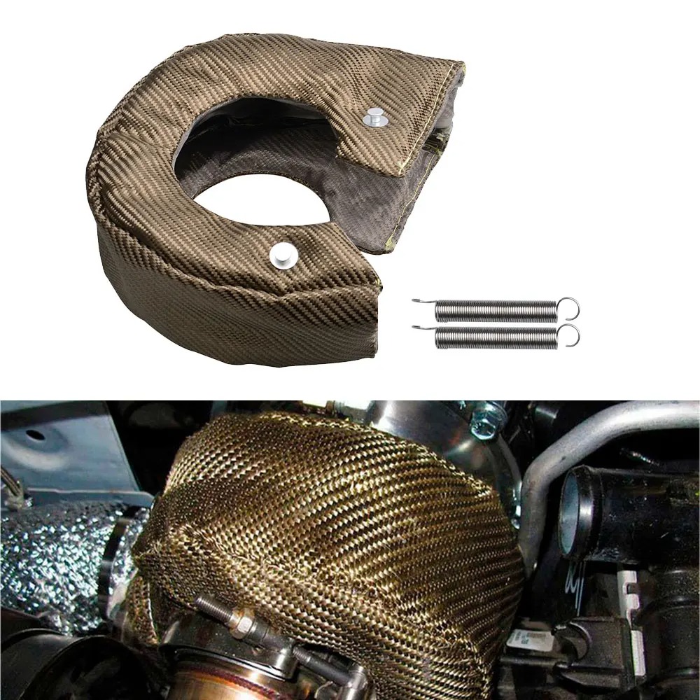 عازل حراري توربو من التيتانيوم - مراجعة Turbo Heat Shield Blanket Titanium T3 T4 وسعره