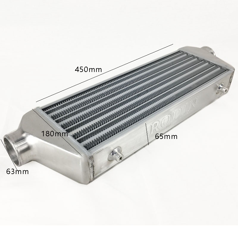 450*180*65 مللي متر العالمي تو - مراجعة Front Mount Intercooler Universal Bar Plate وسعره