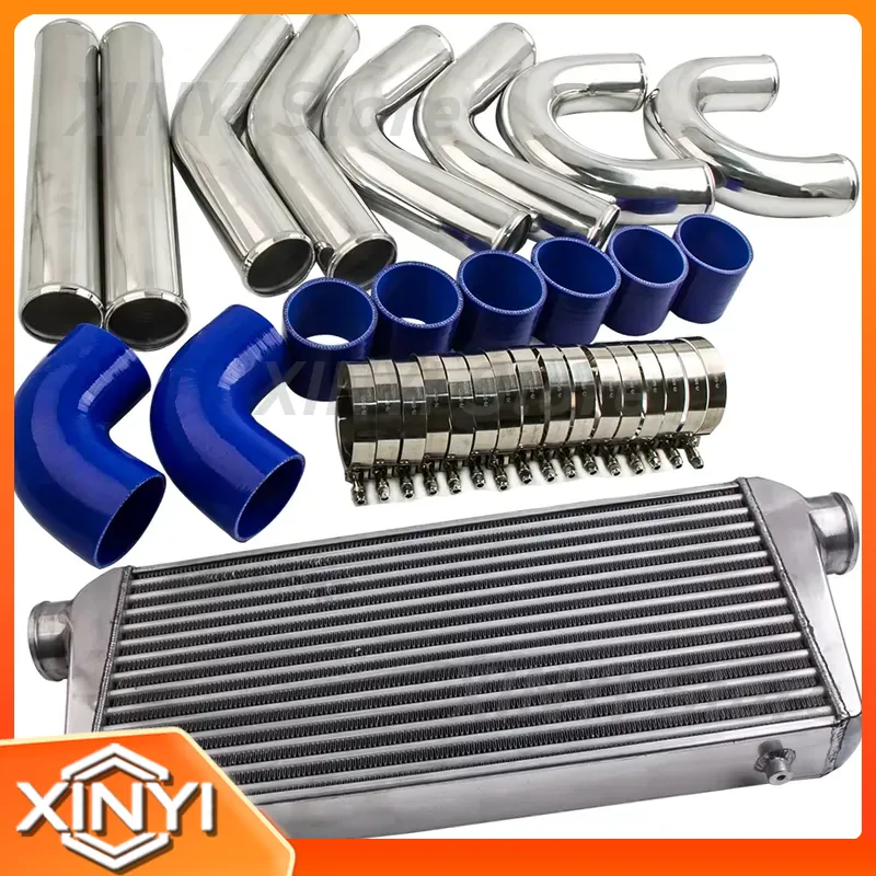 مبرد هواء توربيني من الألومنيو - مراجعة Intercooler Piping Kit Aluminum 2.5 Inch وسعره