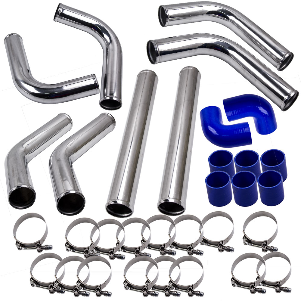 طقم أنابيب توربو عالمي من الأل - مراجعة Intercooler Piping Kit Aluminum 2.5 Inch وسعره