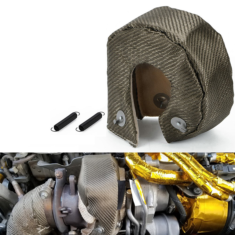 غطاء حراري توربو مصنوع بالكامل - مراجعة Turbo Heat Shield Blanket Titanium T3 T4 وسعره