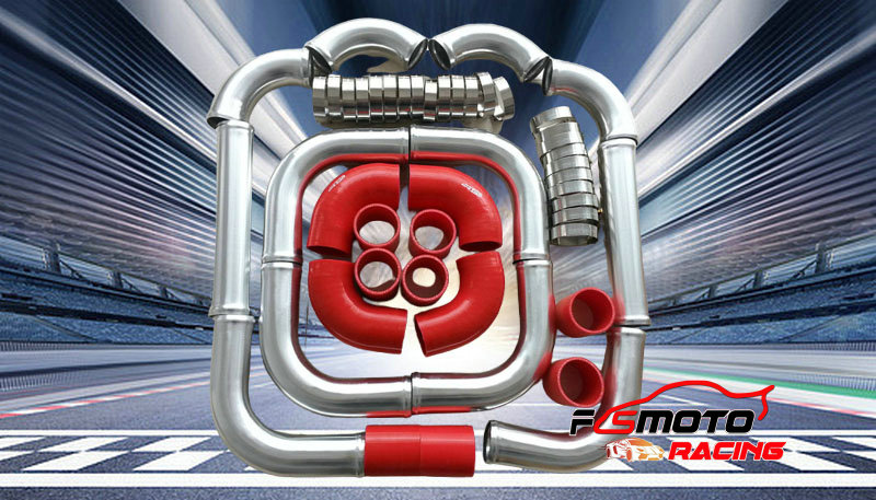 طقم أنابيب توربو مبرد بيني من  - مراجعة Intercooler Piping Kit Aluminum 2.5 Inch وسعره