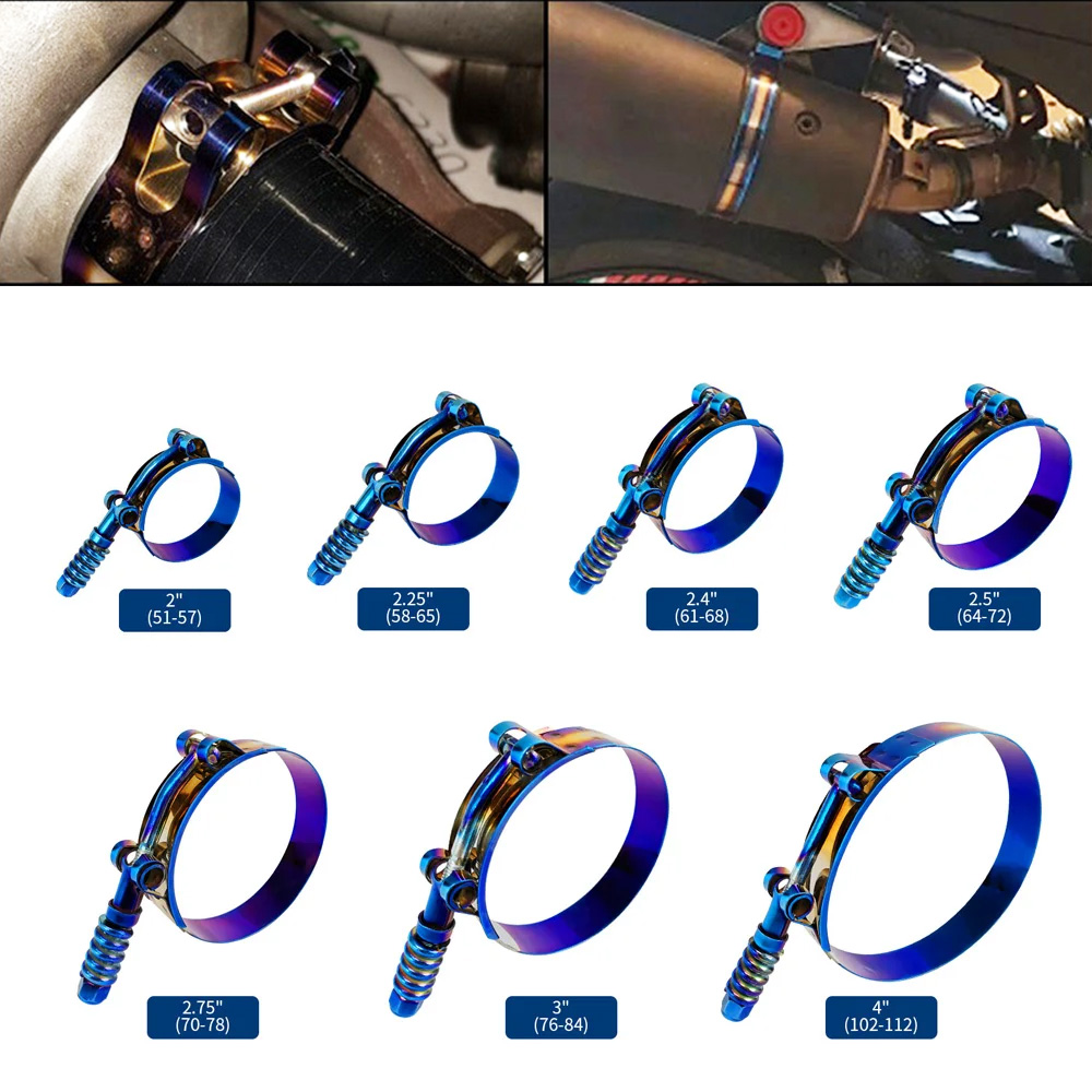 مشبك تي-بولت عالمي من الفولاذ  - مراجعة T-Bolt Hose Clamps Stainless Steel Turbo وسعره