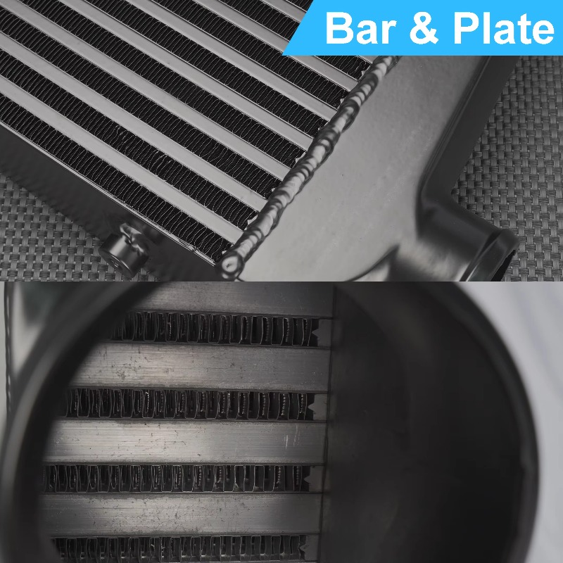 مبرد بيني عالمي من الألومنيوم  - مراجعة Front Mount Intercooler Universal Bar Plate وسعره