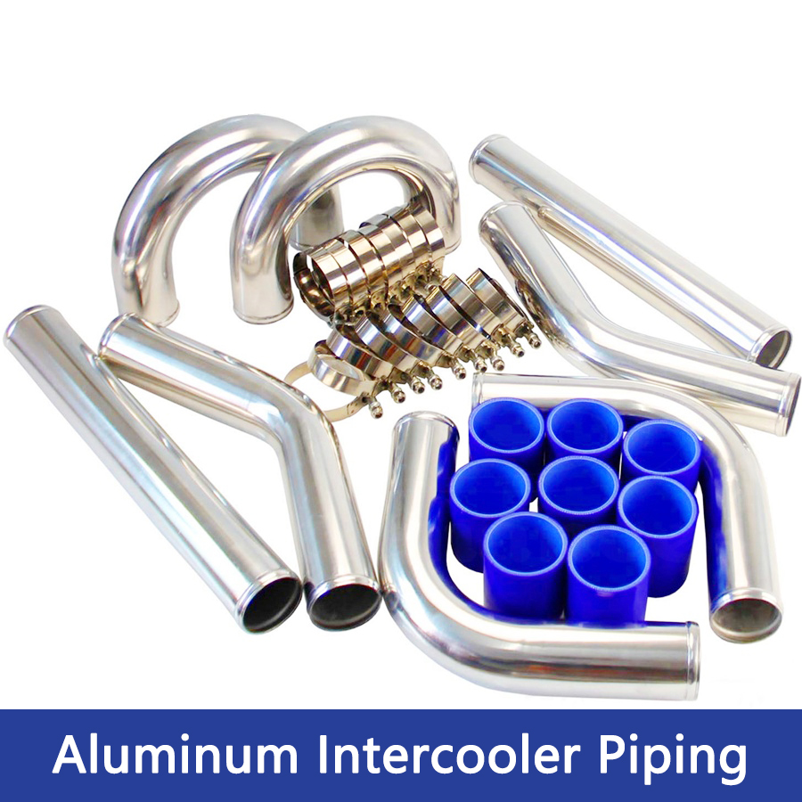 طقم أنابيب تبريد توربيني من ال - مراجعة Intercooler Piping Kit Aluminum 2.5 Inch وسعره
