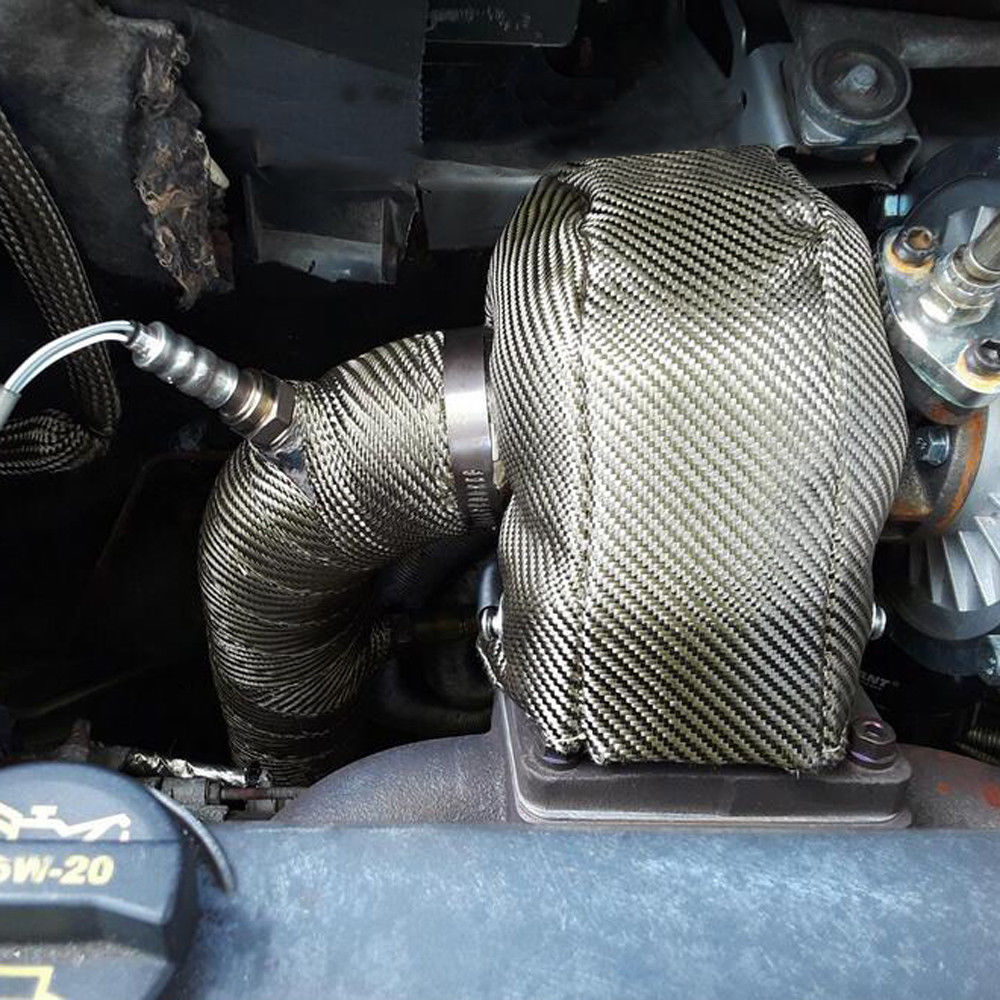T25 T3 T4 T6 بطانية توربو من ا - مراجعة Turbo Heat Shield Blanket Titanium T3 T4 وسعره