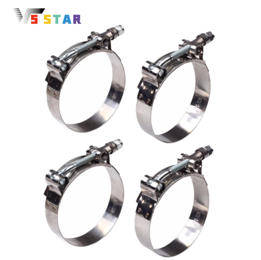 2 قطعة 4 قطع مشبك تي-بولت 2 بو - مراجعة T-Bolt Hose Clamps Stainless Steel Turbo وسعره
