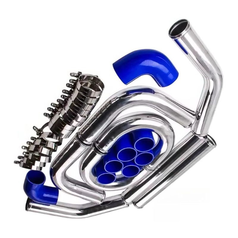 طقم أنابيب تبريد داخلية عالمية - مراجعة Intercooler Piping Kit Aluminum 2.5 Inch وسعره