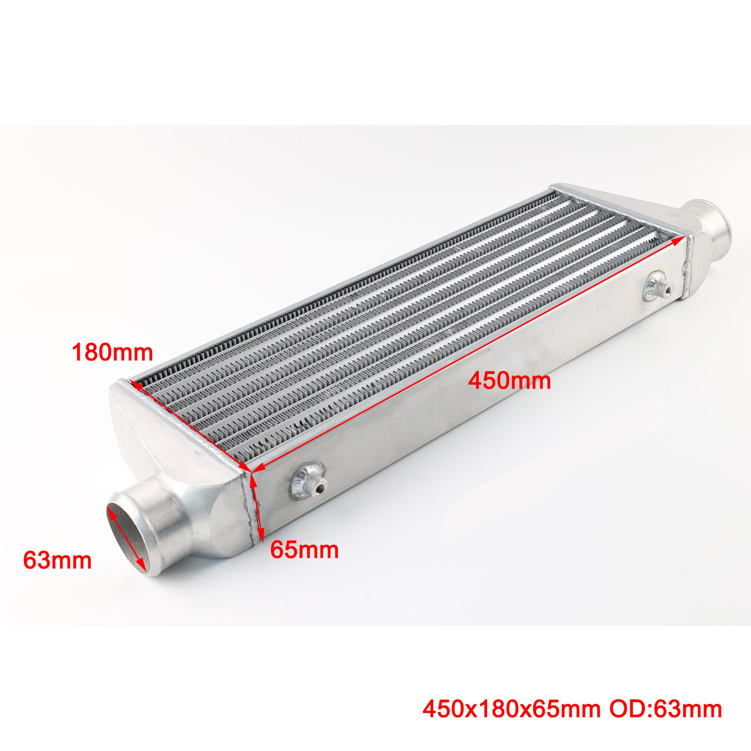450x180x65 مللي متر العالمي تو - مراجعة Front Mount Intercooler Universal Bar Plate وسعره