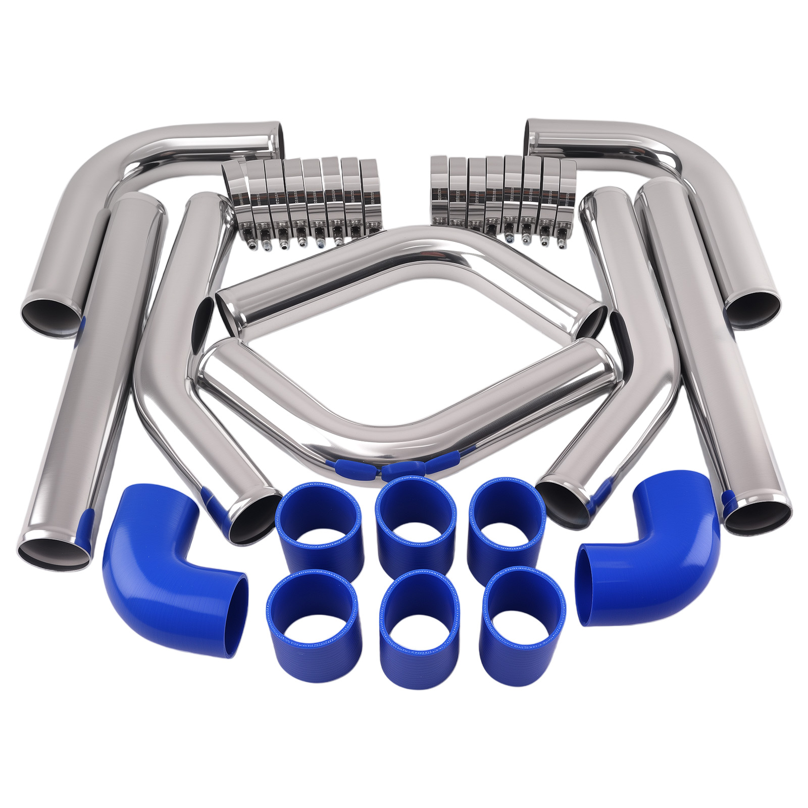 طقم أنابيب توربو إنتركولر من ا - مراجعة Intercooler Piping Kit Aluminum 2.5 Inch وسعره