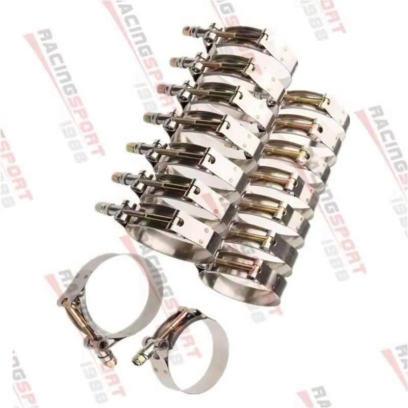 المشابك ذات الترباس T لأنبوب ا - مراجعة T-Bolt Hose Clamps Stainless Steel Turbo وسعره