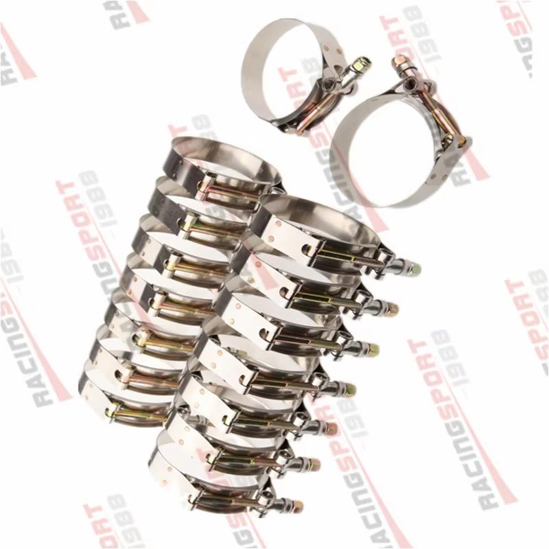 المشابك ذات الترباس T لأنبوب ا - مراجعة T-Bolt Hose Clamps Stainless Steel Turbo وسعره
