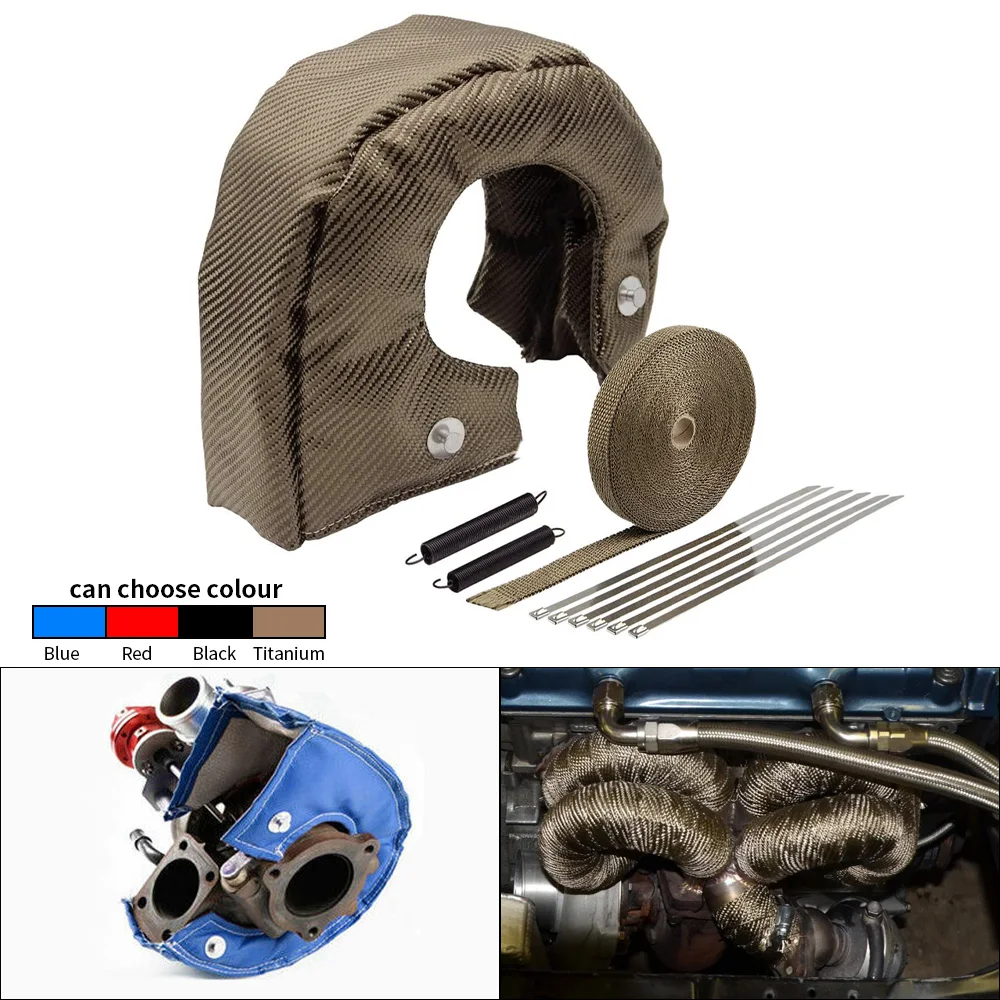غطاء حراري من التيتانيوم لحماي - مراجعة Turbo Heat Shield Blanket Titanium T3 T4 وسعره