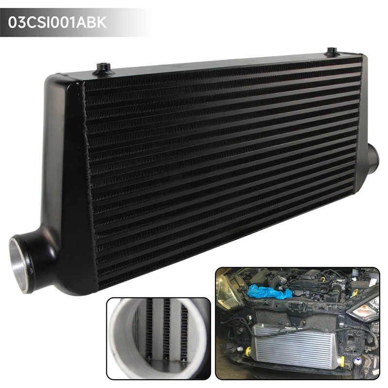 مبرد بيني (إنتركولر) عالمي من  - مراجعة Front Mount Intercooler Universal Bar Plate وسعره