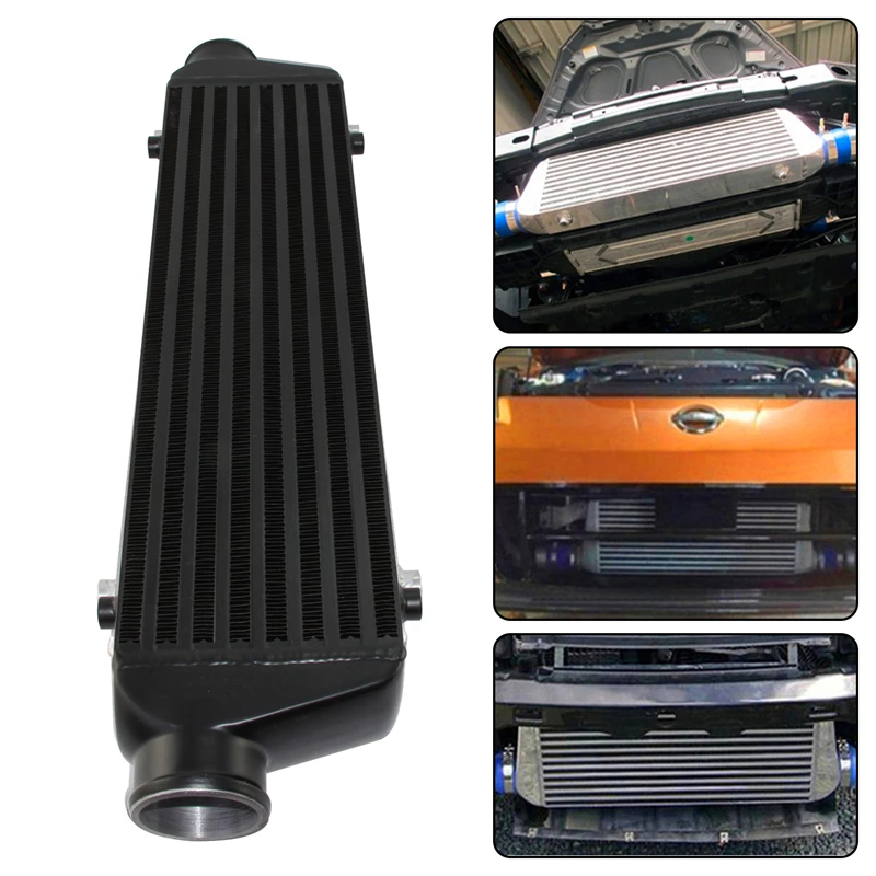 مبرد داخلي مثبت على البار ولوح - مراجعة Front Mount Intercooler Universal Bar Plate وسعره