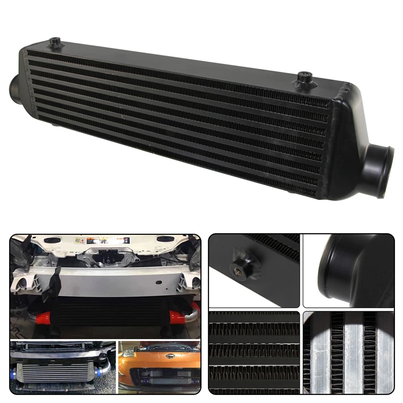 مبرد داخلي مثبت على البار ولوح - مراجعة Front Mount Intercooler Universal Bar Plate وسعره
