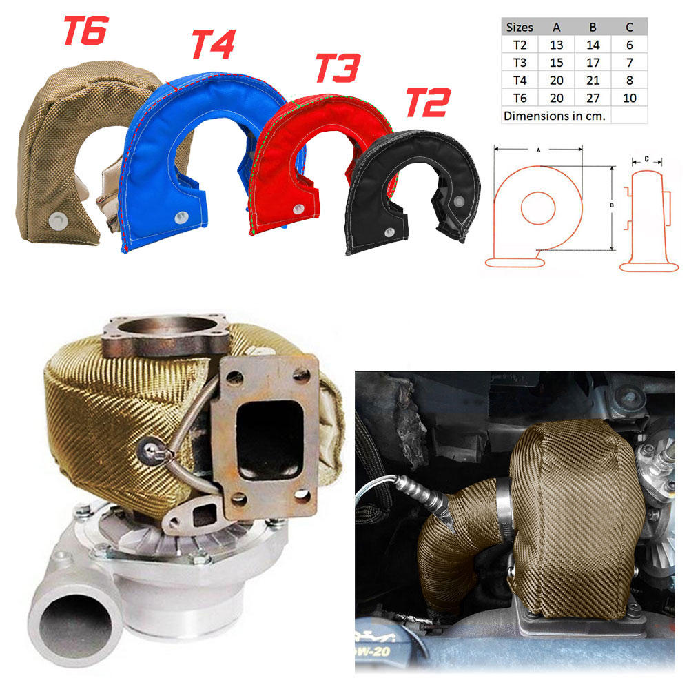 غطاء واقي حراري عالمي من التيت - مراجعة Turbo Heat Shield Blanket Titanium T3 T4 وسعره
