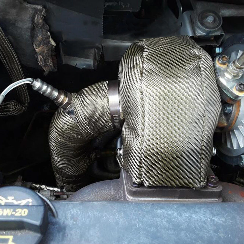 التيتانيوم توربو بطانية درع ال - مراجعة Turbo Heat Shield Blanket Titanium T3 T4 وسعره