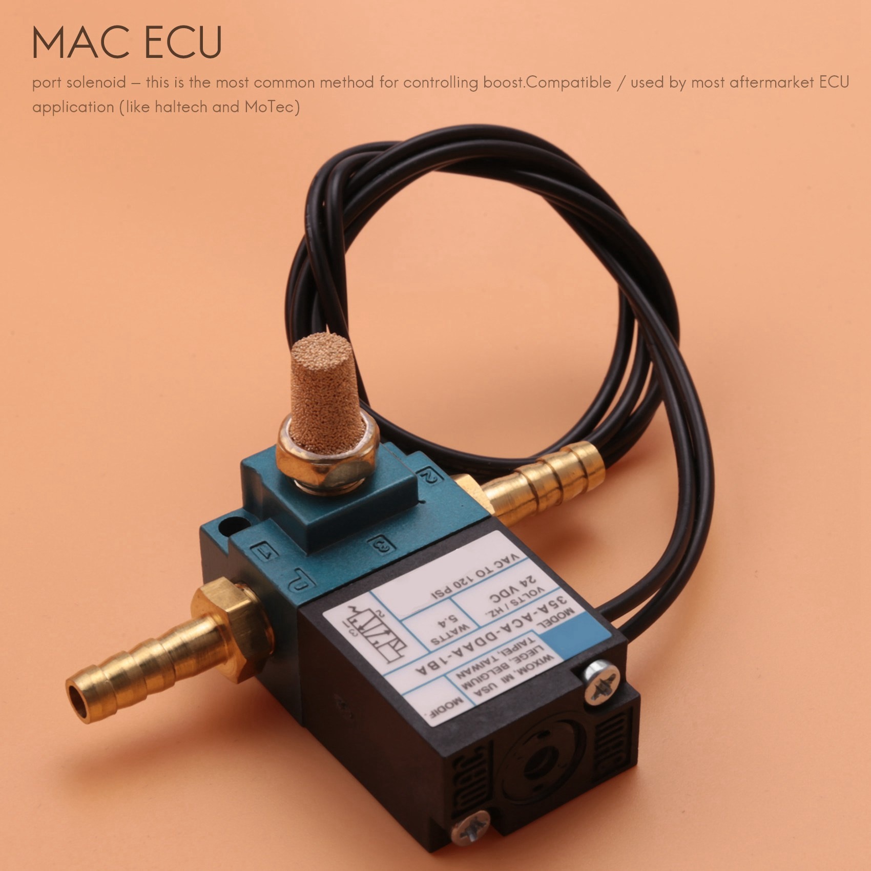 صمام تحكم إلكتروني ثلاثي المنا - مراجعة Electronic Boost Control Solenoid Valve 3 Port وسعره