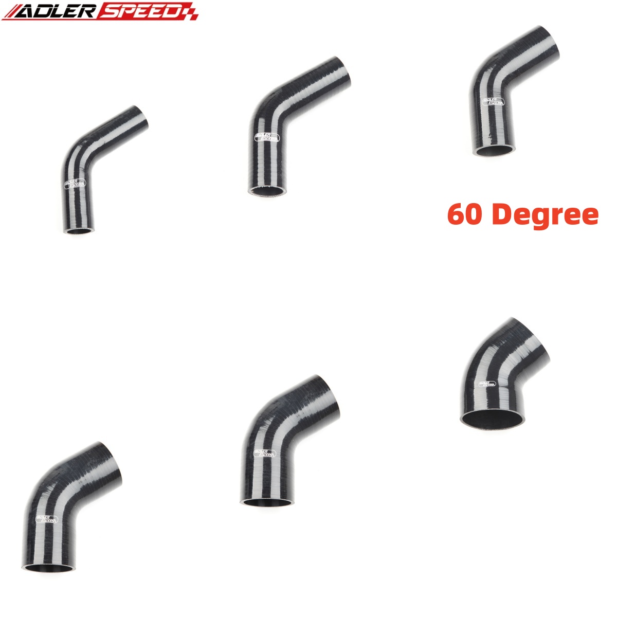 أسود 4-PLY الطول: 102 مم 60 در - مراجعة Turbo Silicone Coupler Hose Reducer 4 Ply وسعره