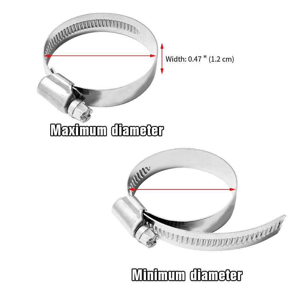 مشابك توصيل خراطيم سيليكون للإ - مراجعة T-Bolt Hose Clamps Stainless Steel Turbo وسعره