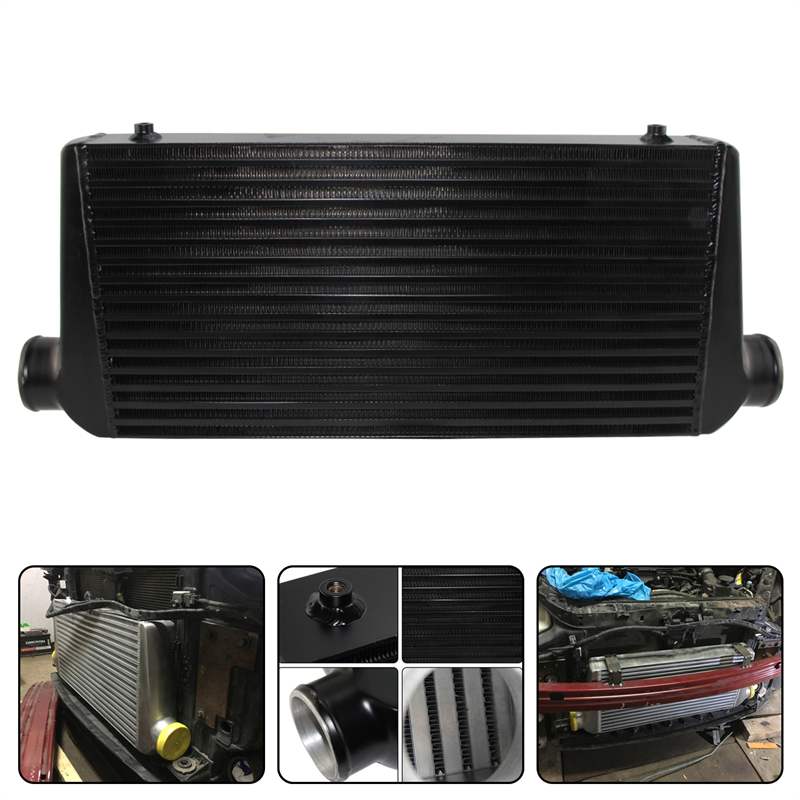 مبرد توربيني عالمي من الألومني - مراجعة Front Mount Intercooler Universal Bar Plate وسعره