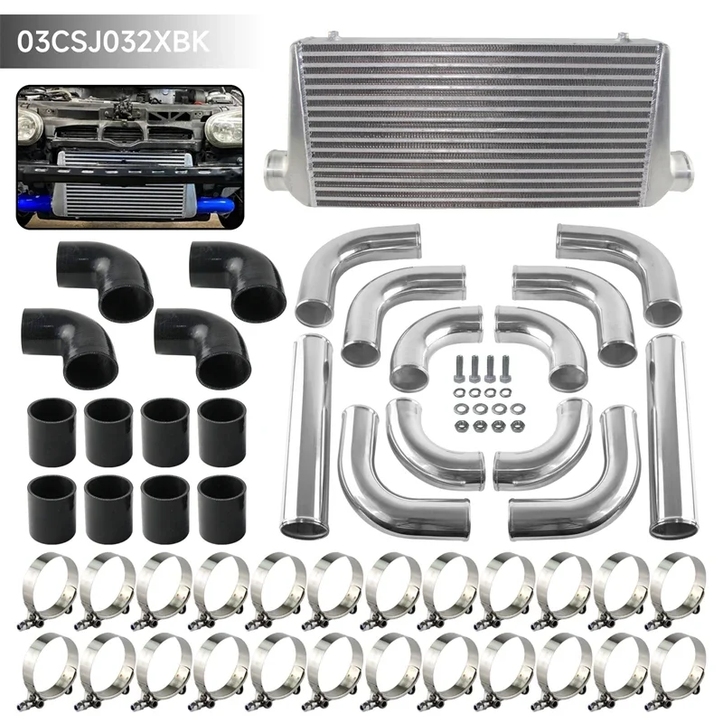 طقم توربو شامل: مبرد هواء أمام - مراجعة Front Mount Intercooler Universal Bar Plate وسعره