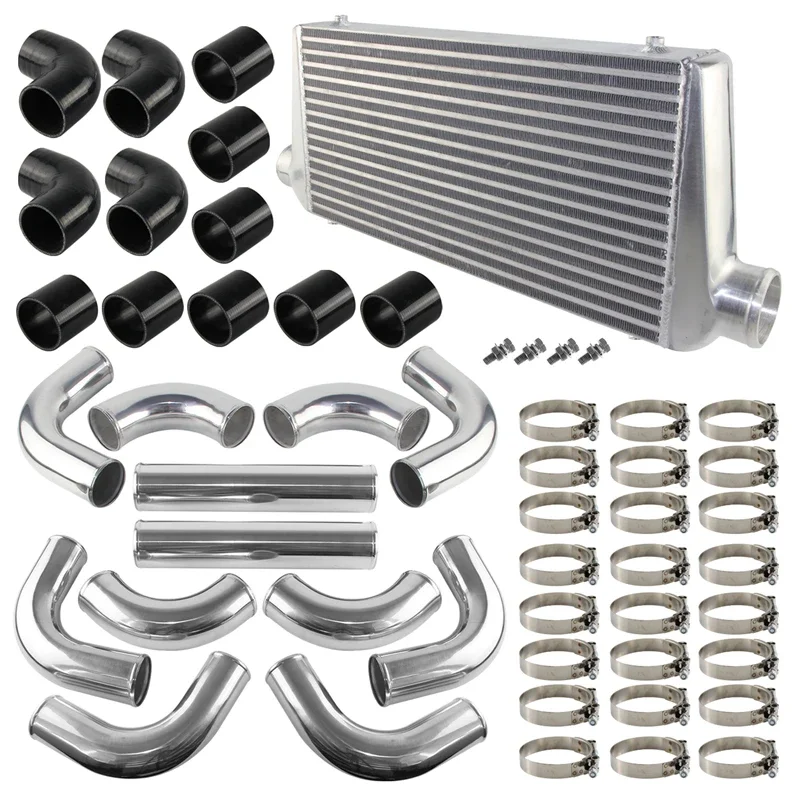 طقم توربو شامل: مبرد هواء أمام - مراجعة Front Mount Intercooler Universal Bar Plate وسعره
