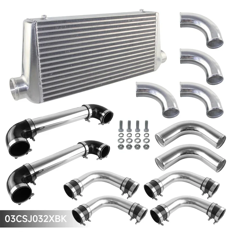 طقم توربو شامل: مبرد هواء أمام - مراجعة Front Mount Intercooler Universal Bar Plate وسعره